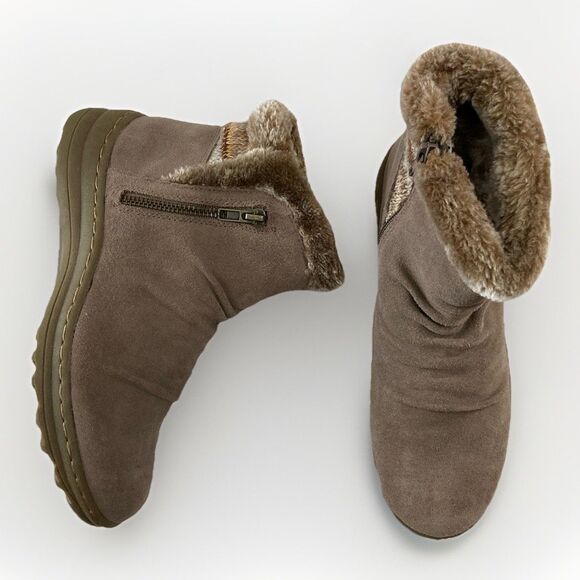 Baretraps Acelyn Boots Women’s 8.5 Brown Suede Ankle Booties Casual Winter - Picture 1 of 9